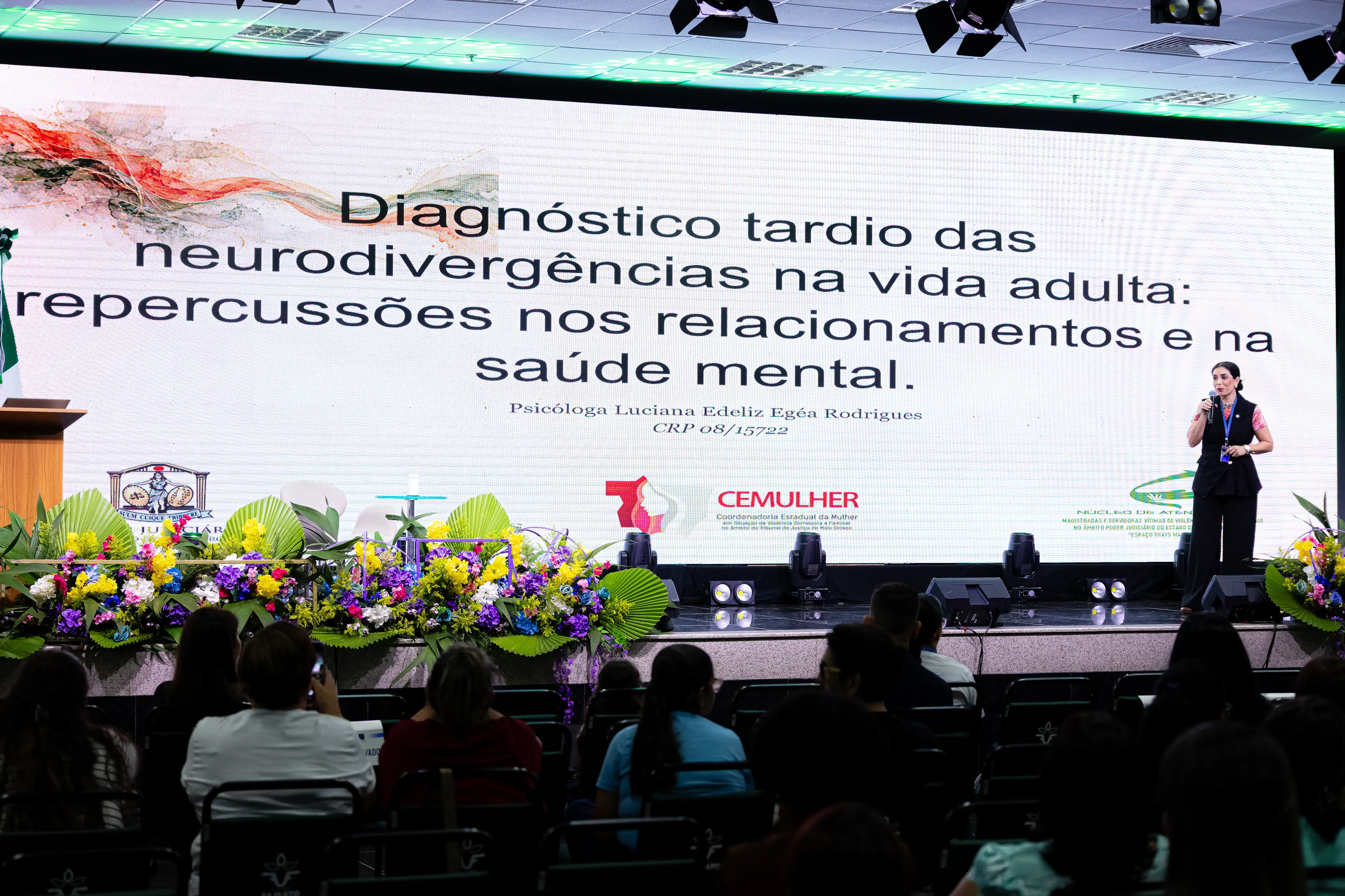 Evento do TJMT em Cuiabá debate diagnóstico tardio de neurodivergências