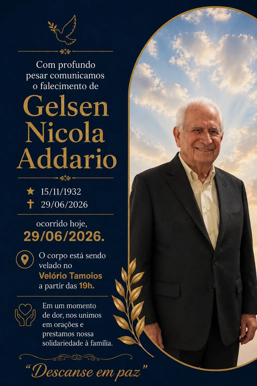 TJMT manifesta pesar pelo falecimento do pai da desembargadora Marilsen Andrade Addario